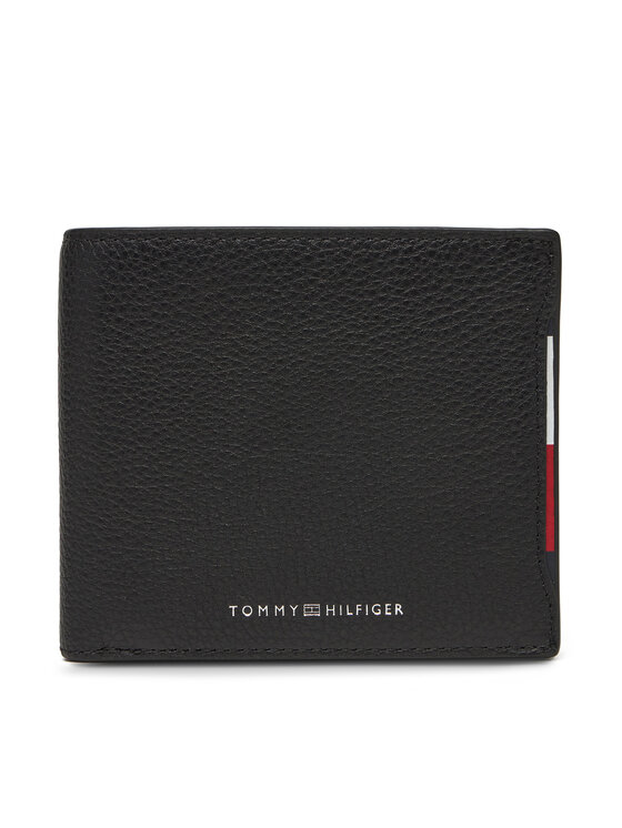 Portofel pentru bărbați Tommy Hilfiger Central Cc And Coin AM0AM13514 Negru