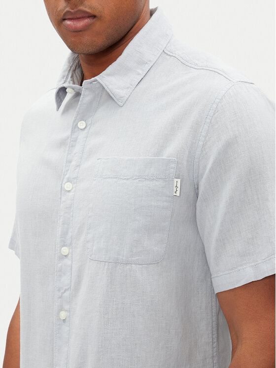 Pepe Jeans Pepe Jeans Srajca Amaro PM308847 Modra Regular Fit
