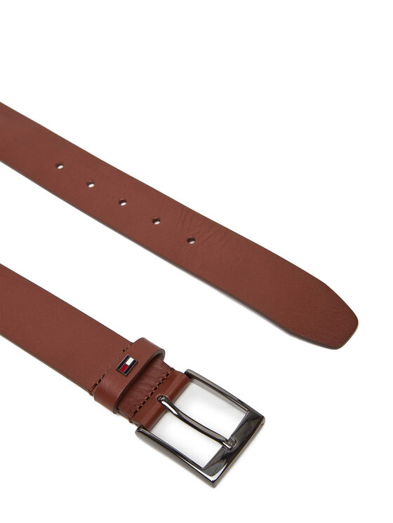 Tommy Hilfiger Tommy Hilfiger Ζώνη Ανδρική Adan 3.5 Ext AM0AM13014 Καφέ