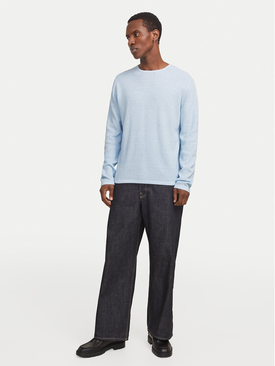 Jack & Jones Jack & Jones Pulover George 12268279 Albastru celest Regular Fit