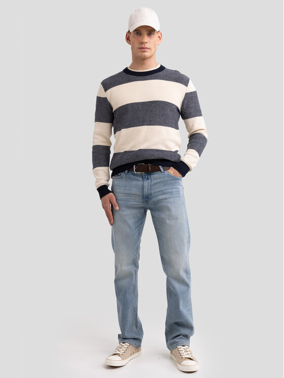 BIG STAR BIG STAR Sweter PASADOR Kolorowy Basic Fit