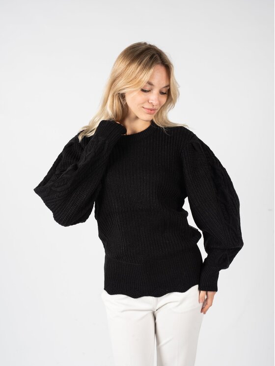 Silvian Heach Silvian Heach Svetr PGA22111 Černá Regular Fit