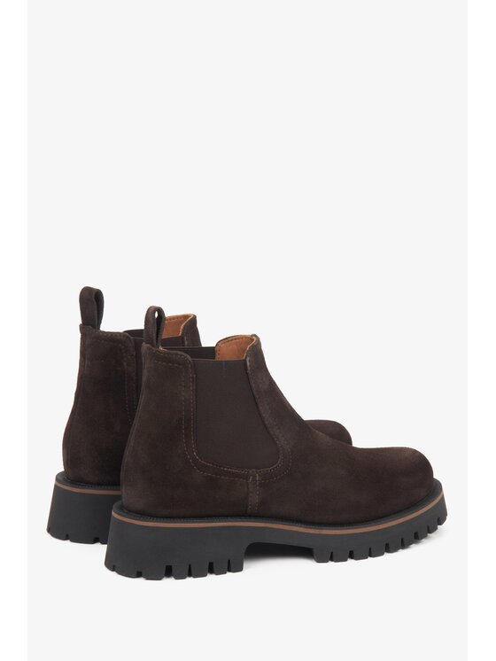 Estro Estro Μποτάκια με λάστιχο ER00116758 Καφέ