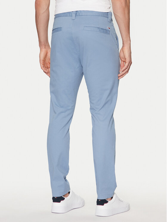 Tommy Jeans Tommy Jeans Chino kalhoty Austin DM0DM20282 Modrá Slim Fit
