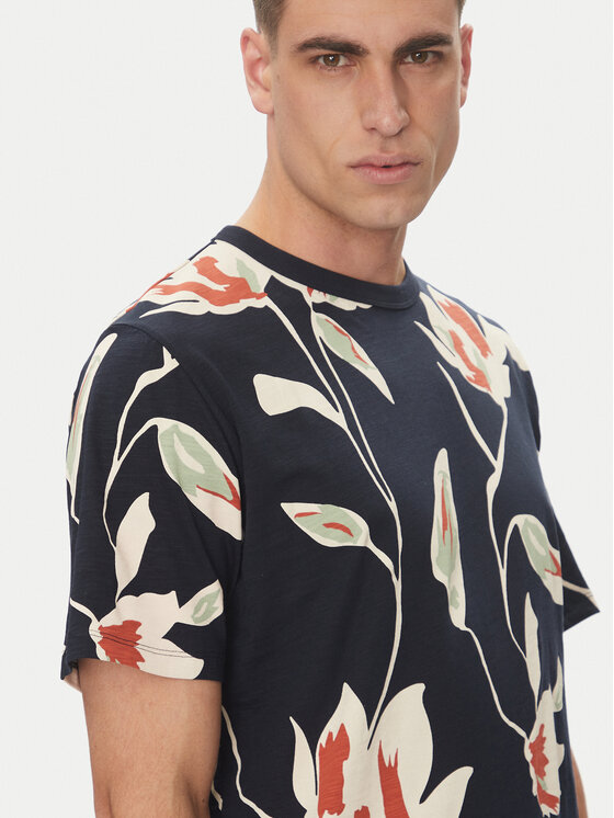 Jack&Jones Jack&Jones T-krekls Palermo 12279351 Tumši zils Regular Fit