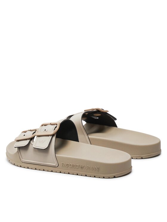 Emporio Armani Emporio Armani Шльопанці XVPS09 XN998 D417 Бежевий