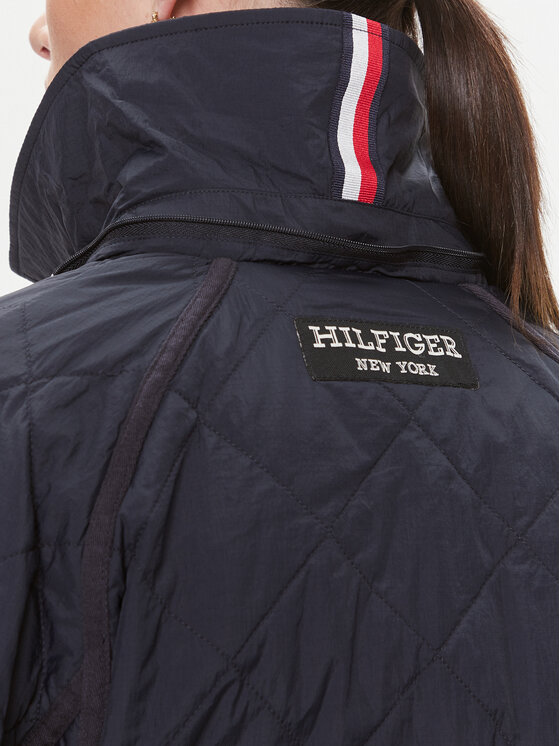 Tommy Hilfiger Tommy Hilfiger Prechodná bunda WW0WW40469 Tmavomodrá Relaxed Fit