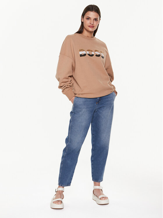 BOSS Boss Jopa Ecomy 50485251 Rjava Oversize