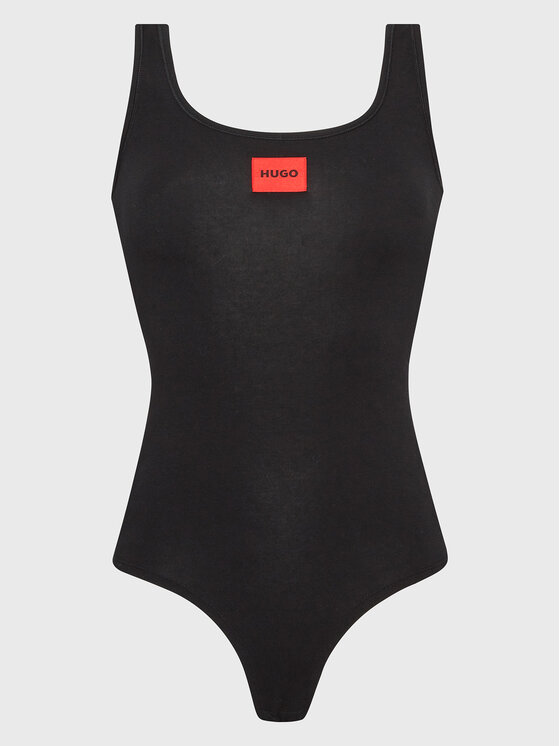 HUGO Hugo Body Red Label 50486017 Fekete Slim Fit