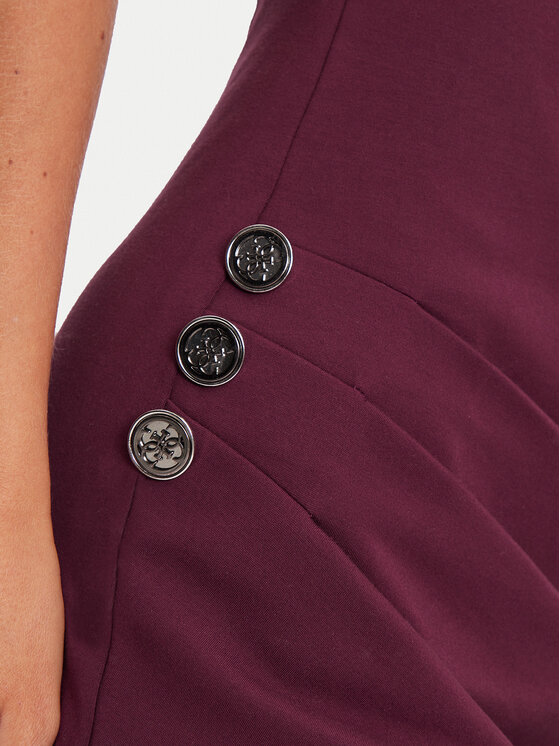 Guess Guess Coctailkleid Lena W4BK14 KBJP2 Dunkelrot Slim Fit