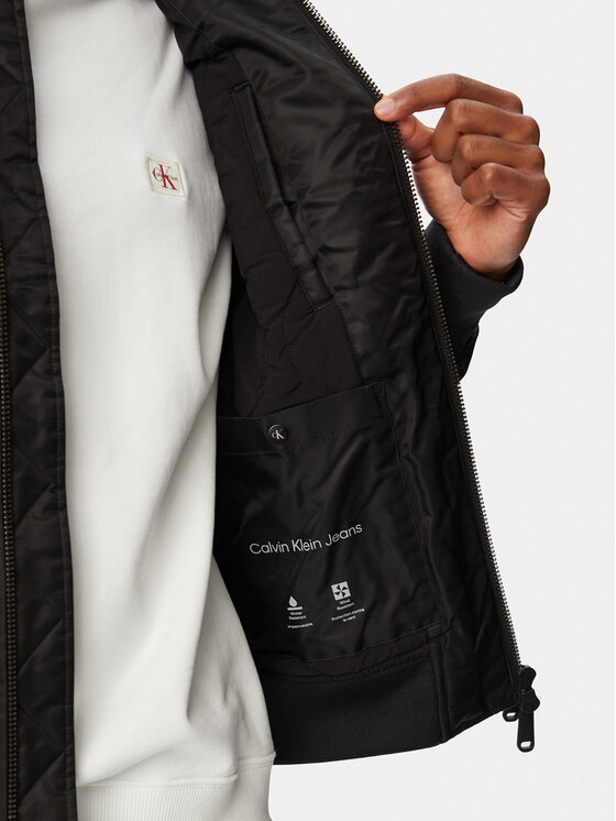 Calvin Klein Jeans Calvin Klein Jeans Яке бомбър LV04RG505G Черен Regular Fit