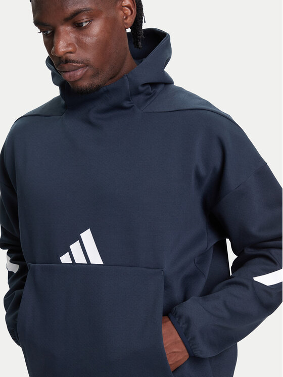 adidas adidas Majica dugih rukava Z.N.E. JW4729 Tamnoplava Loose Fit