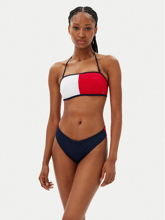Tommy Hilfiger Tommy Hilfiger Bikini partea de jos UW0UW05838 Albastru