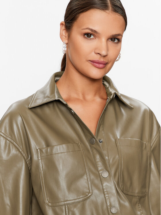 Guess Guess Koszula W3YH57 WF8Q0 Brązowy Relaxed Fit