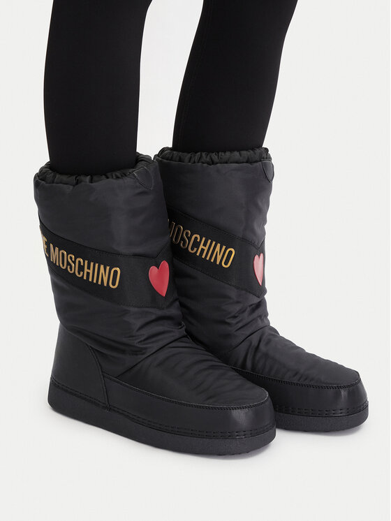 LOVE MOSCHINO LOVE MOSCHINO Snehule JA24032G0NISY000 Čierna
