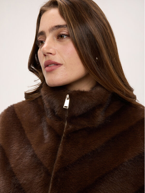 Fiorella Rubino Fiorella Rubino Cappotto invernale F00GE000077N022 Marrone Regular Fit