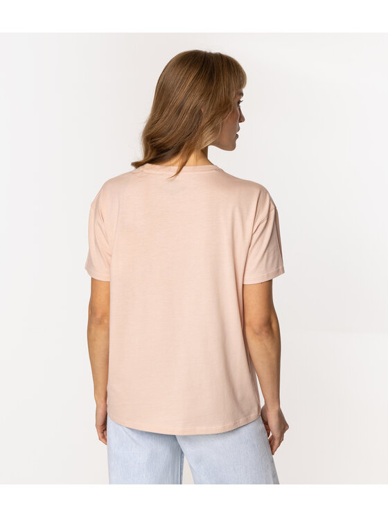 Lee Cooper Lee Cooper T-Shirt CHERRY 1145 Różowy Loose Fit