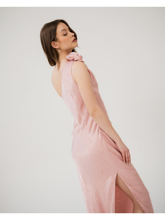 ROSE AVENUE ROSE AVENUE Sukienka koktajlowa LAUREN Różowy Regular Fit