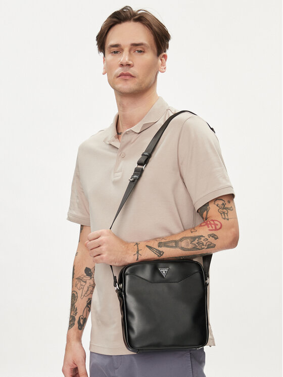 Guess Guess Τσαντάκι HMMECA P4259 Μαύρο
