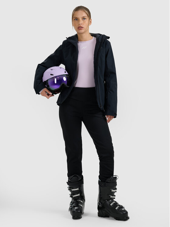 4F 4F Kurtka narciarska SKIWEAR Czarny Regular Fit