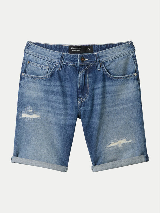 Tom Tailor Denim Tom Tailor Denim Jeansshorts 1041433 Blau Slim Fit