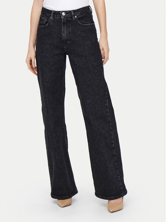 ONLY ONLY Džínsy Juicy 15235241 Čierna Wide Leg