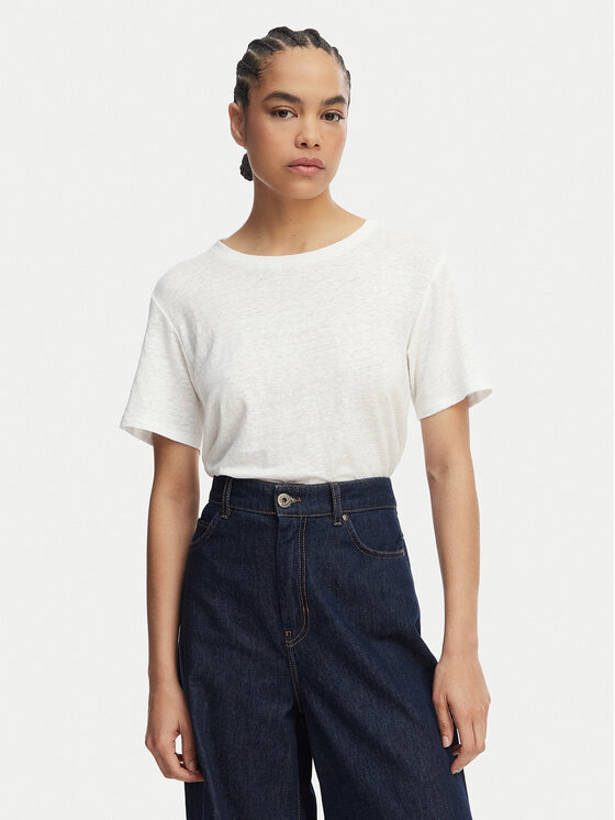 Weekend Max Mara Tricou Pelota 2615941052 Alb Regular Fit