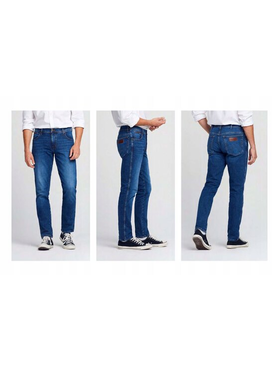 Wrangler Wrangler Jeansy Texas Slim Niebieski Slim Fit