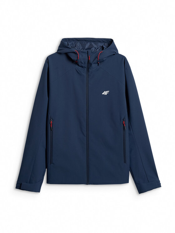 4F 4F Kurtka przejściowa MIDSHOP TEXTILE Granatowy Regular Fit