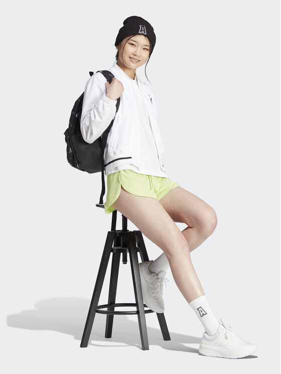 adidas adidas Яке бомбър Scribble IA3137 Бял Loose Fit