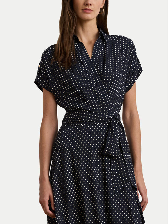 LAUREN RALPH LAUREN LAUREN RALPH LAUREN Košeľové šaty 250957093001 Tmavomodrá Regular Fit