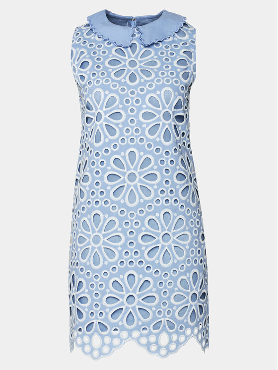 Silvian Heach Silvian Heach Každodenné šaty Mini GPP24412VE Modrá Regular Fit
