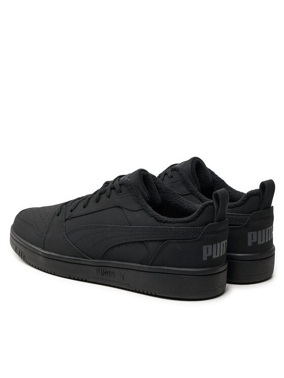 Puma Puma Снікерcи Rebound v6 Low Nubuck 397475 03 Чорний