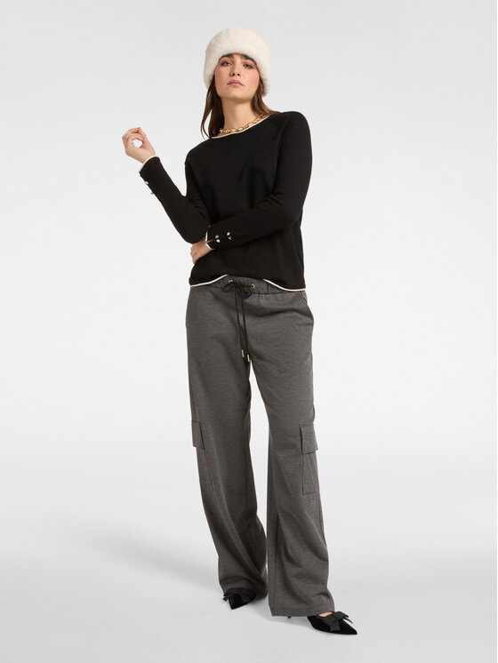 Elena Mirò Elena Mirò Maglione M521Z000662N033 Nero Regular Fit