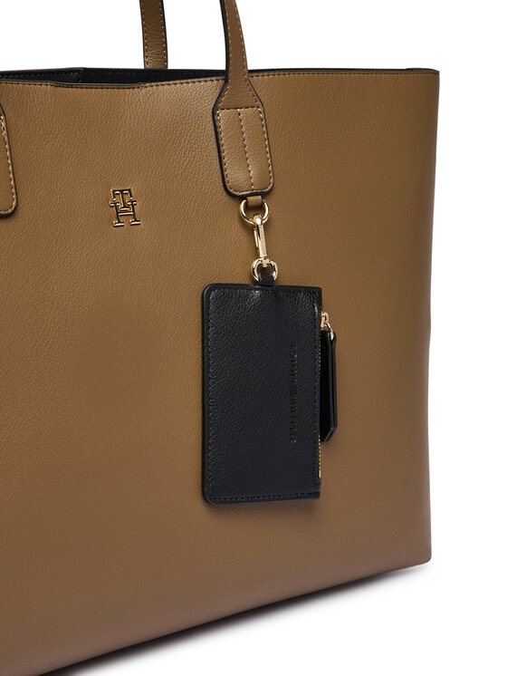 Tommy Hilfiger Tommy Hilfiger Borsetta Th Icon Tote AW0AW18173 Marrone