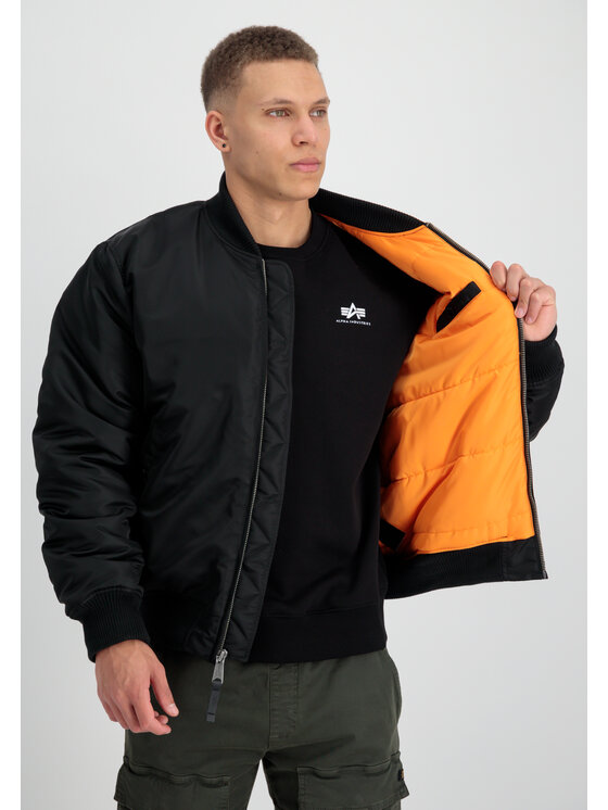 Alpha Industries Alpha Industries Kurtka bomber MA-1 Dragon Embroidery Bomber Jacket Czarny Loose Fit