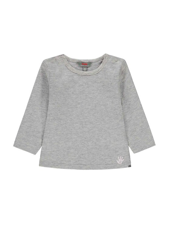 Kanz Kanz Bluzka 1926601-8095 Szary Basic Fit