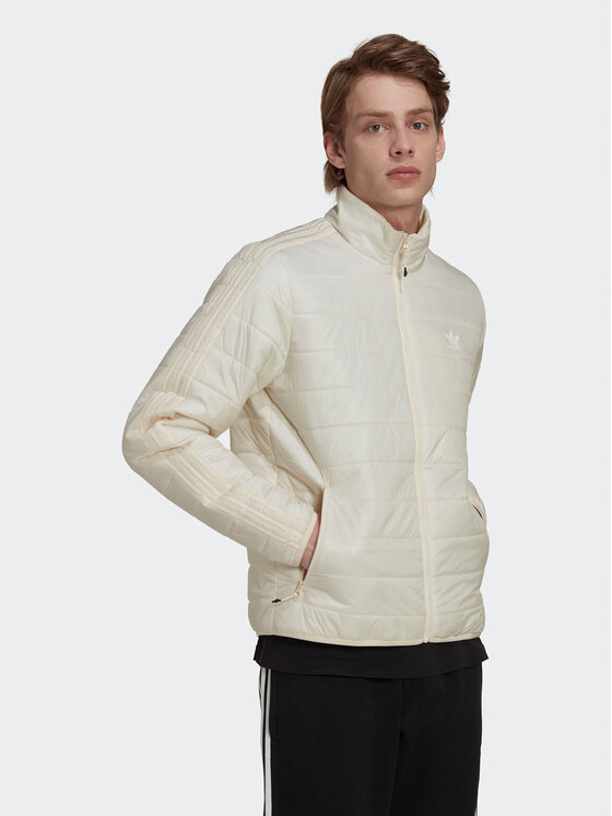 adidas adidas Bunda pro přechodné období Padded Stand Collar HL9214 Béžová Standard Fit