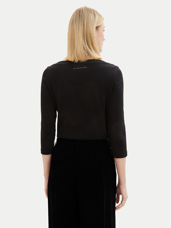 Tom Tailor Tom Tailor Bluza 1038028 Črna Regular Fit