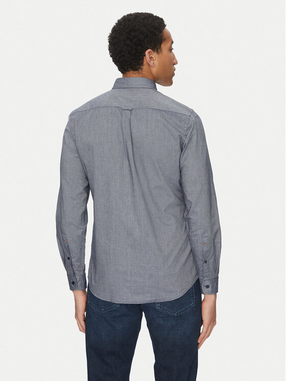 BOSS BOSS Camicia Rickert 50519707 Blu scuro Regular Fit