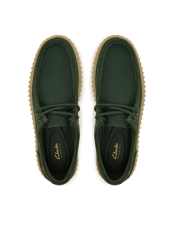 Clarks Clarks Halbschuhe Torhill Lo 26186160 Grün