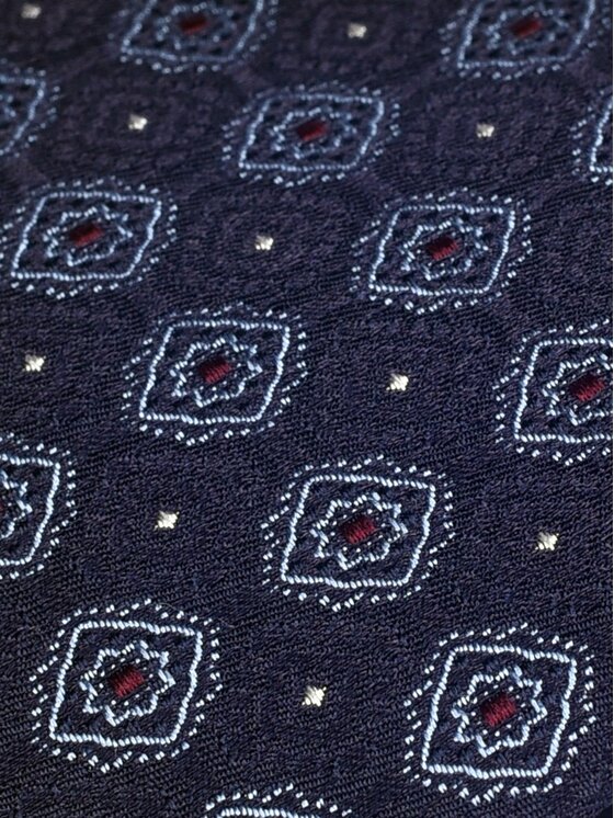 ELSNER ELSNER Γραβάτα JEDWAB ŻAKARD A0883 Σκούρο μπλε