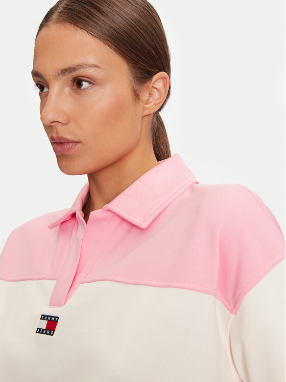 Tommy Jeans Tommy Jeans Sweatshirt DW0DW18705 Rosa Regular Fit