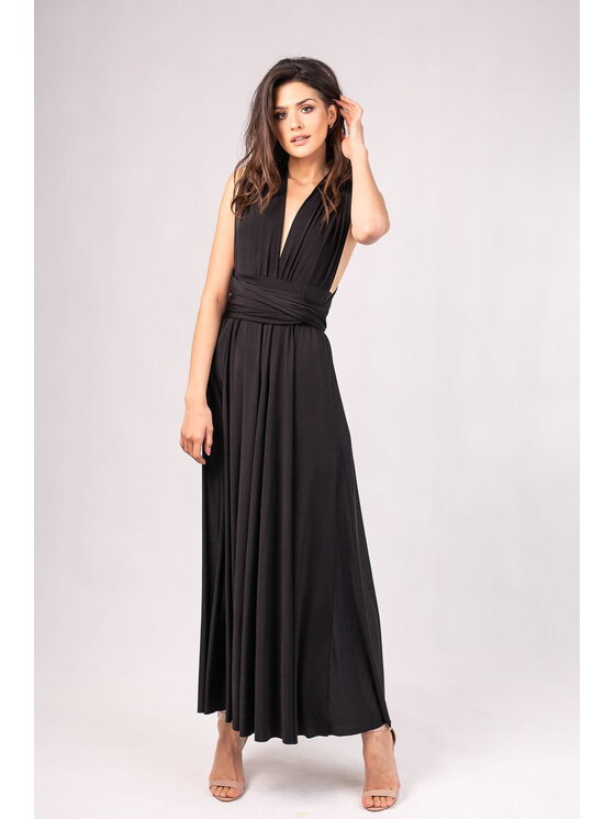 Aurora Aurora Večerní šaty Aurora multiway Černá Feminine Fit
