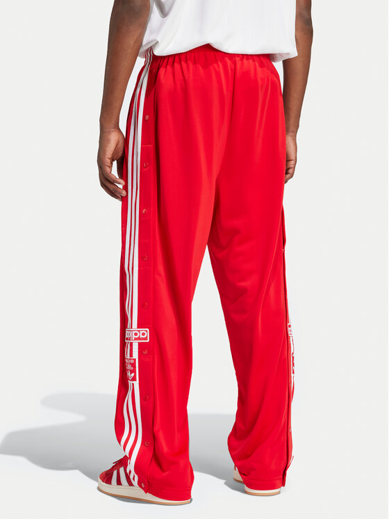 adidas adidas Spodnji del trenirke Adibreak IY9924 Rdeča Loose Fit