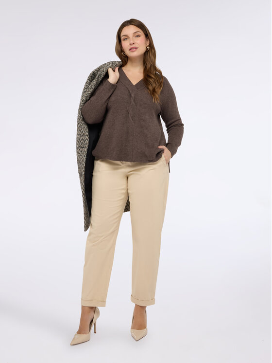 Fiorella Rubino Fiorella Rubino Maglione M034L008296N022 Marrone Regular Fit