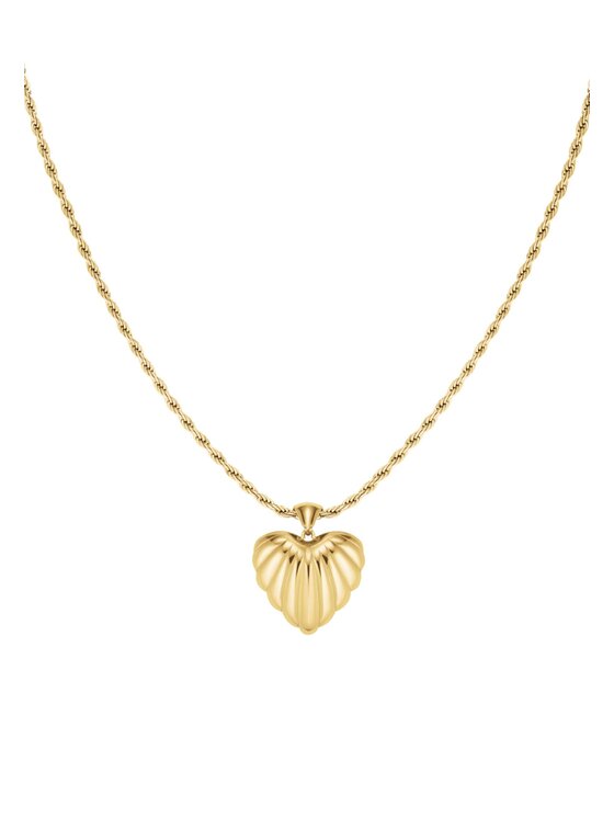 Rosefield Rosefield Naszyjnik Heart Collection Złoty