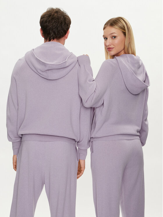 Pangaia Pangaia Μπλούζα Archive Recycled Cashmere Μωβ Loose Fit