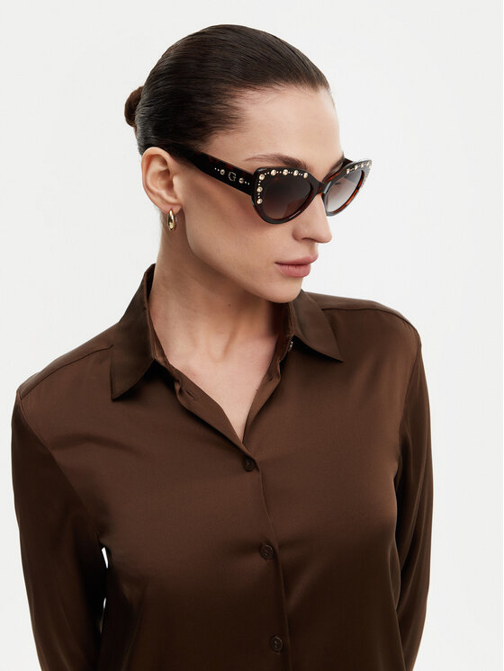 Guess Guess Sunčane naočale GU00163 Smeđa