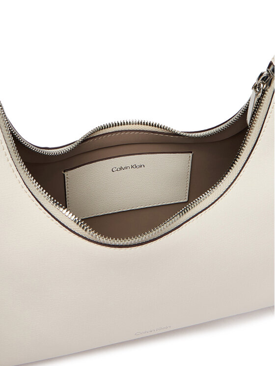 Calvin Klein Calvin Klein Borsetta Foil Logo Conv Shou?Lder Bag LV04F3272G Bianco